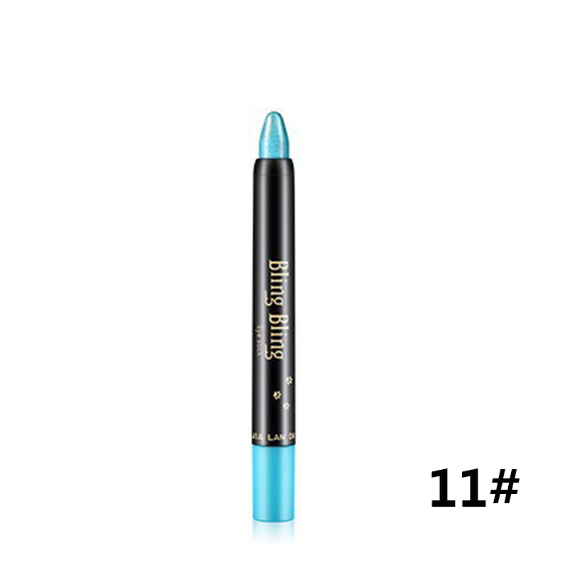 Pearlescent Silkworm Eyeshadow Pen Lasting Waterproof And Not Blooming Shiny Pearlescent Gel Pen 15 Color Eye Shadow Pen – Image 8