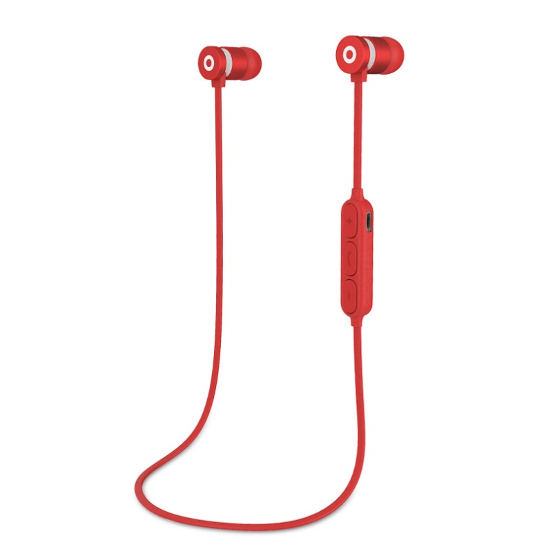 Metal magnetic sports Bluetooth headset wireless In-ear neck-mounted music headset gift – Image 5