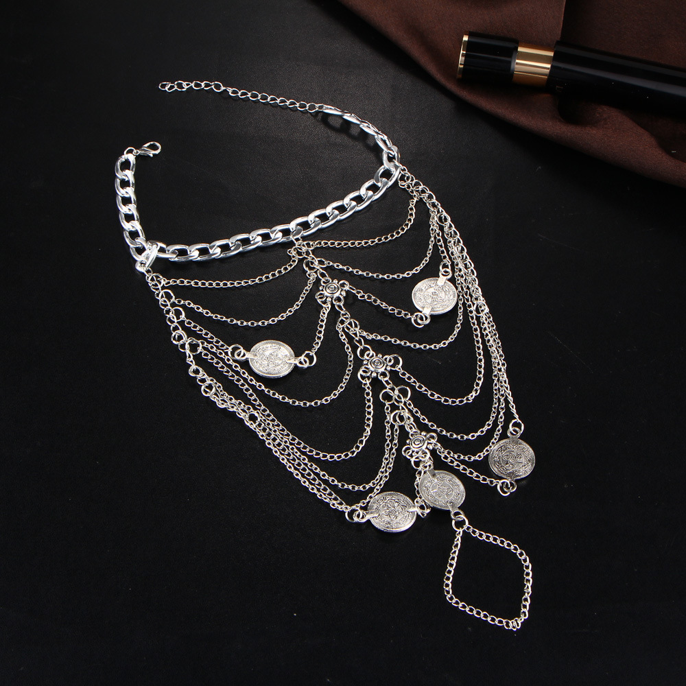 Fashion Silver Chain Barefoot Sandals Anklets Body Jewelry – Image 6