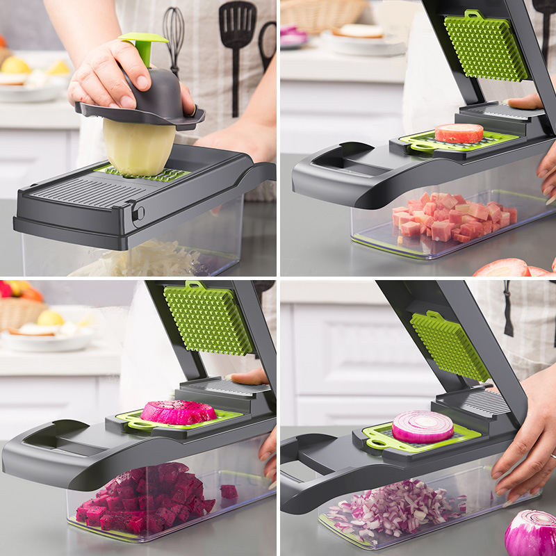 Multifunctional Vegetable Cutter Home Kitchen Slicing And Dicing Fruit Artifact – Image 9